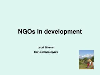 NGOs in development