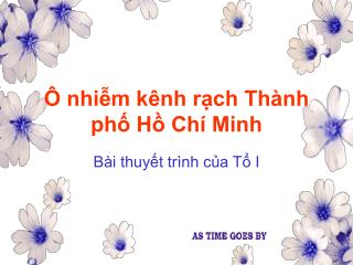 Ô nhiễm kênh rạch Thành phố Hồ Chí Minh