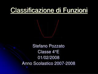 Classificazione di Funzioni