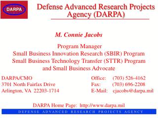 Defense Advanced Research Projects Agency (DARPA)