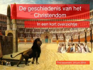 De geschiedenis van het Christendom