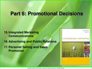 Part 6: Promotional Decisions