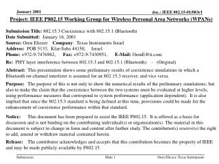 Project: IEEE P802.15 Working Group for Wireless Personal Area Networks (WPANs)