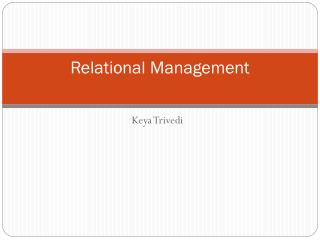 Relational Management