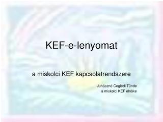 KEF-e-lenyomat
