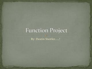 Function Project