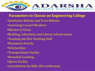 Parameters to Choose an Engineering College