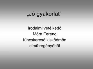 „Jó gyakorlat”