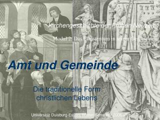 Kirchengeschichte der Frühen Neuzeit