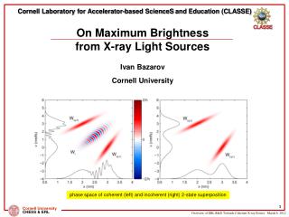Cornell Laboratory for Accelerator-based ScienceS and Education (CLASSE)