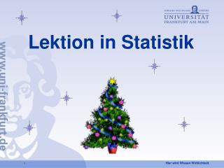 Lektion in Statistik