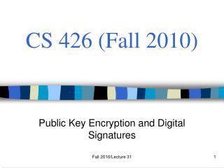 CS 426 (Fall 2010)