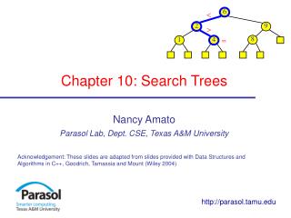 Chapter 10: Search Trees