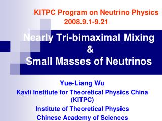 Nearly Tri-bimaximal Mixing &amp; Small Masses of Neutrinos