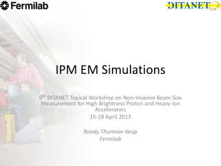 IPM EM Simulations
