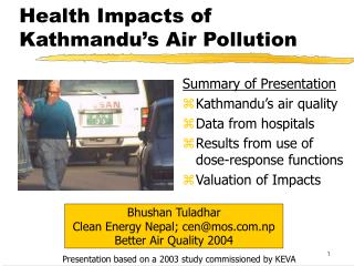 Health Impacts of Kathmandu’s Air Pollution