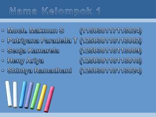 Nama Kelompok 1