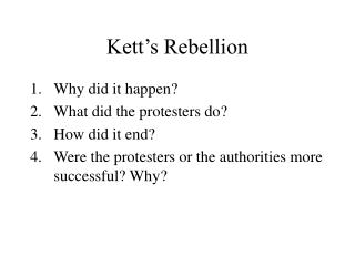 Kett’s Rebellion