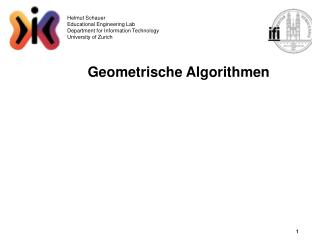 Geometrische Algorithmen