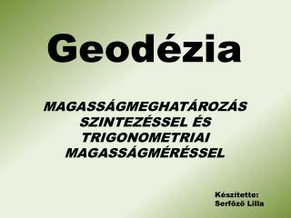 Geodézia