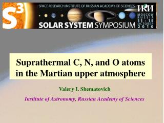 Suprathermal C, N, and O atoms in the Martian upper atmosphere
