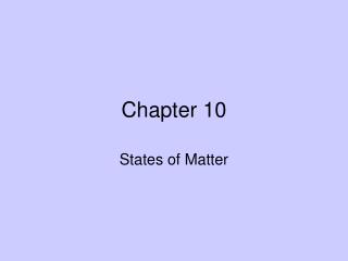 Chapter 10