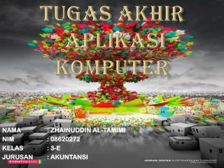 TUGAS AKHIR APLIKASI KOMPUTER