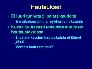 Hautaukset