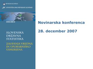 Novinarska konferenca 28. december 2007