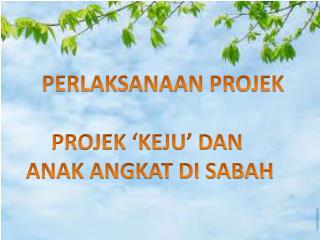 PERLAKSANAAN PROJEK