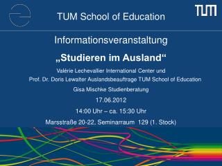 TUM School of Education