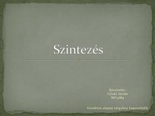 Szintezés