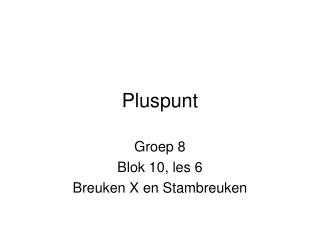 Pluspunt