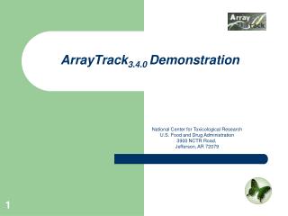 ArrayTrack 3.4.0 Demonstration