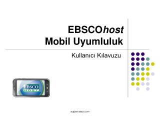 EBSCO host Mobil Uyumluluk