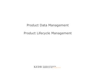 Product Data Management