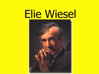 Elie Wiesel