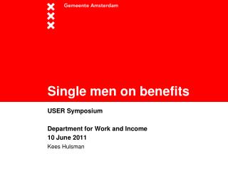 Single men on benefits