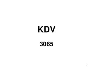 KDV