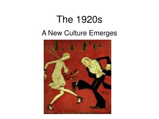 The 1920s