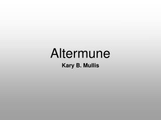 Altermune