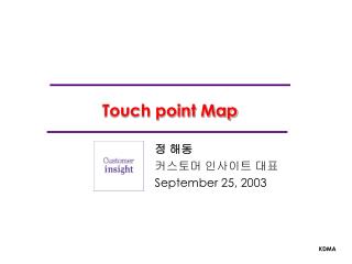 Touch point Map