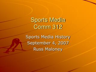 Sports Media Comm 312