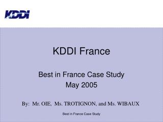 KDDI France