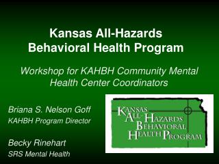 Kansas All-Hazards Behavioral Health Program
