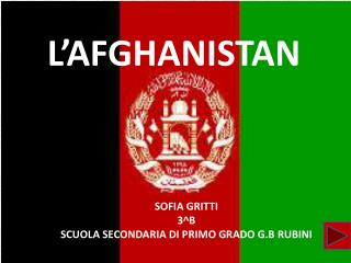 L’AFGHANISTAN