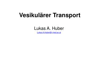 Vesikulärer Transport