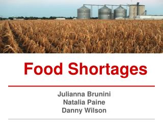 shortages prevent