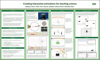 Creating interactive animations for teaching science
