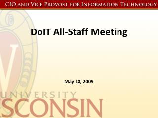 DoIT All-Staff Meeting